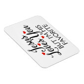 Jezus houdt van je favoriete grappige slogan magneet (Rechterzijde)