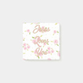 Jezus houdt van je herinnering post-it® notes (Voorkant)