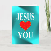 Jezus houdt van je interne redding kaart (Voorkant)