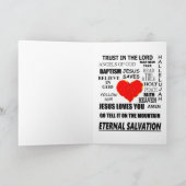 Jezus houdt van je interne redding kaart (Binnen)