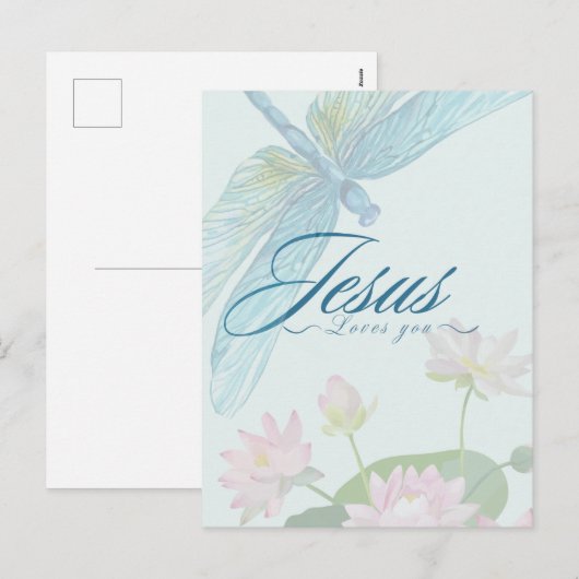 Jezus houdt van je kaart (Voorkant / Achterkant)