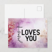 Jezus houdt van je kaarten (Voorkant / Achterkant)