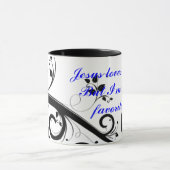 Jezus houdt van je, maar ik ben zijn favoriet mok (Midden)