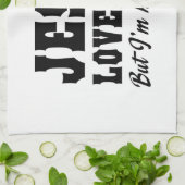 Jezus houdt van je, maar ik ben zijn favoriet theedoek (Gevouwen)