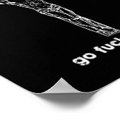 Jezus houdt van je, maar ik niet T-ShirtAls je van Poster (Hoek)