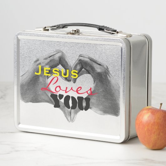 Jezus houdt van je Metal Lunch Box (In situ)