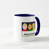 Jezus houdt van je! mok (Voorkant rechts)