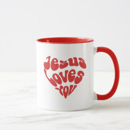 Jezus houdt van je Mok