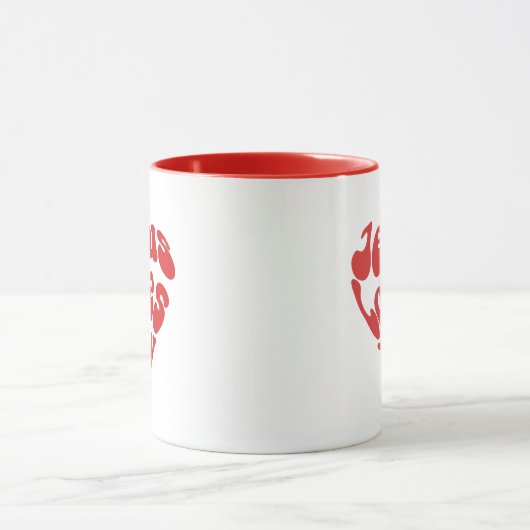 Jezus houdt van je Mok (Midden)