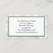 Jezus houdt van je! Mooie roze rozen, bloemig Visitekaartje (Achterkant)