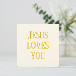 Jezus houdt van je off-white en goud