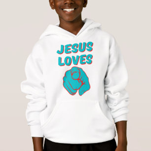 Jezus houdt van je op geloof gebaseerde citaat jon