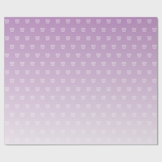 Jezus houdt van je! | paarse ombre cadeaupapier (Vlak)