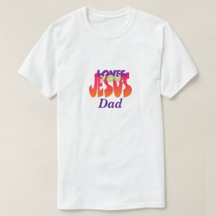 Jezus houdt van je, pap Mannen T-shirt
