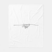 Jezus houdt van je pluche deken (Voorkant)