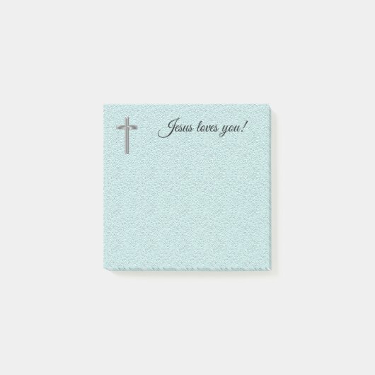Jezus houdt van je! post-it® notes (Voorkant)