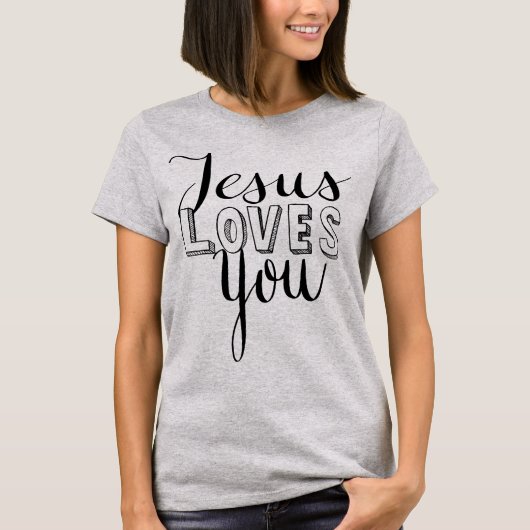 Jezus houdt van je shirt (Voorkant)