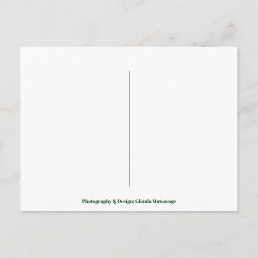 Jezus houdt van je sneeuwt veel! Christelijk thema Briefkaart (Achterkant)