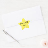 Jezus HOUDT van je! Ster Stickers (Envelop)
