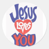 JEZUS-HOUDT-VAN-JE Stickers (Voorkant)
