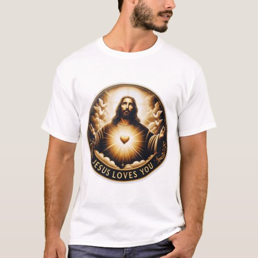 Jezus houdt van je t-shirt (Voorkant)