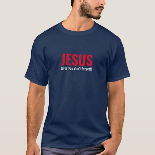 Jezus houdt van je t-shirt (Voorkant)