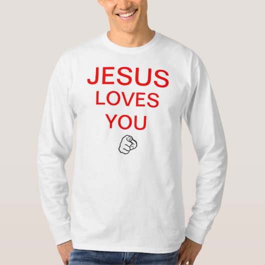 Jezus houdt van je t-shirt (Voorkant)