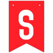 Jezus houdt van je veelkleurige Bunting Banner (Eerste vlag)