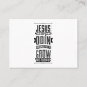 Jezus houdt van je visitekaartje (Voorkant)