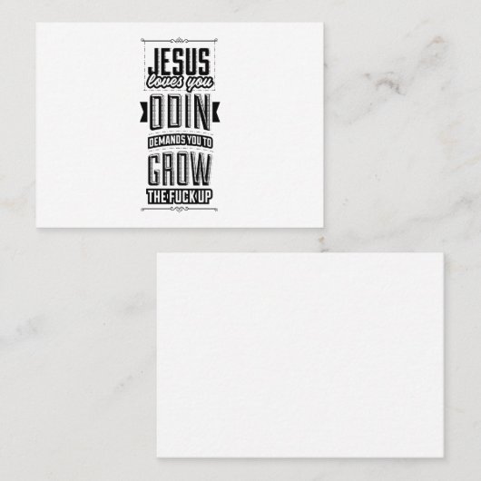 Jezus houdt van je visitekaartje (Voorkant / Achterkant)