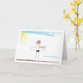 Jezus houdt van je Wenskaart Kaart (Gele Bloem)