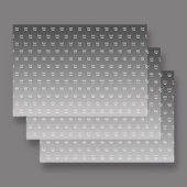 Jezus houdt van je! | Zwart-wit ombre Inpakpapier Vel