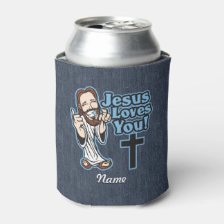 Jezus houdt van jou blikjeskoeler