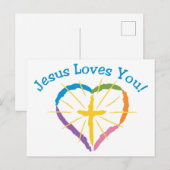 Jezus houdt van jou briefkaart (Voorkant / Achterkant)