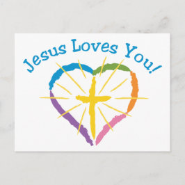 Jezus houdt van jou briefkaart