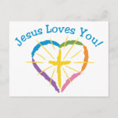 Jezus houdt van jou briefkaart (Voorkant)