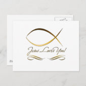 Jezus houdt van jou briefkaart (Voorkant / Achterkant)