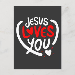 Jezus houdt van jou briefkaart
