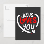 Jezus houdt van jou briefkaart (Voorkant / Achterkant)