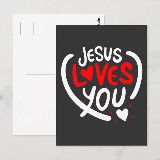 Jezus houdt van jou briefkaart (Voorkant / Achterkant)