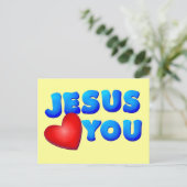 Jezus houdt van jou briefkaart (Staand voorkant)