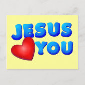 Jezus houdt van jou briefkaart (Voorkant)