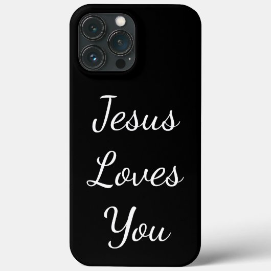 Jezus houdt van jou Case-Mate iPhone case (Achterkant)