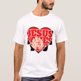 Jezus houdt van jou Christelijk | Inspiratie Geloo T-shirt