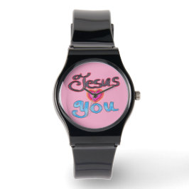 Jezus Houdt van Jou Christelijke Dames Horloge