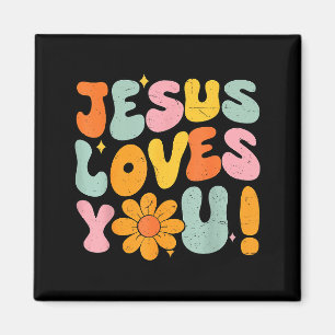Jezus Houdt Van Jou Christelijke Tiener Meisje God Magneet