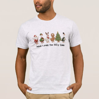 Jezus houdt van jou, domme gans, domme gans t-shirt