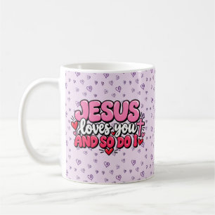 Jezus houdt van jou en ik ook koffiemok