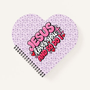 Jezus houdt van jou en ik ook notitieboek