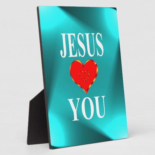 Jezus houdt van jou fotoplaat (Zijkant)